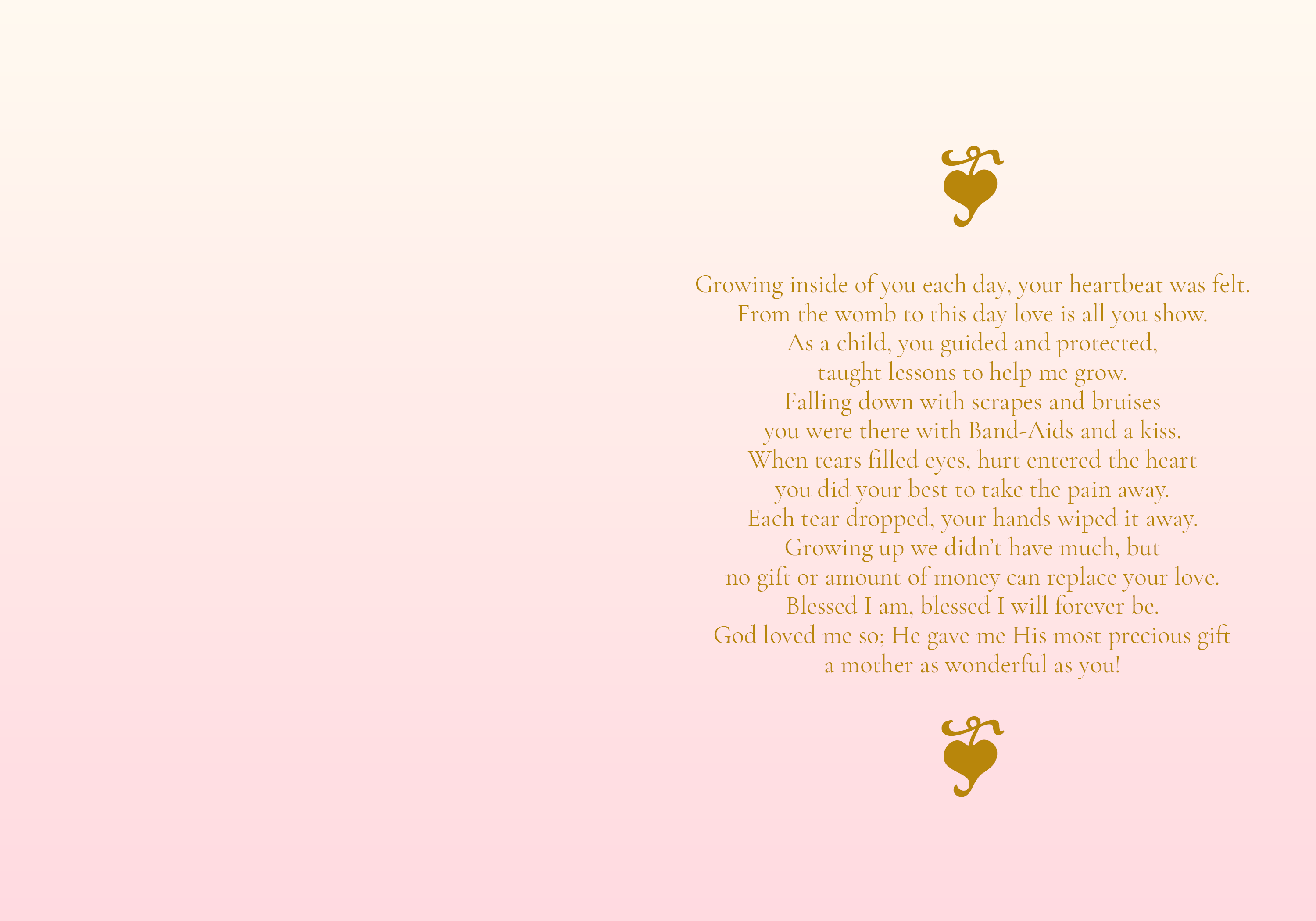 A Mother's Love Is Unconditional