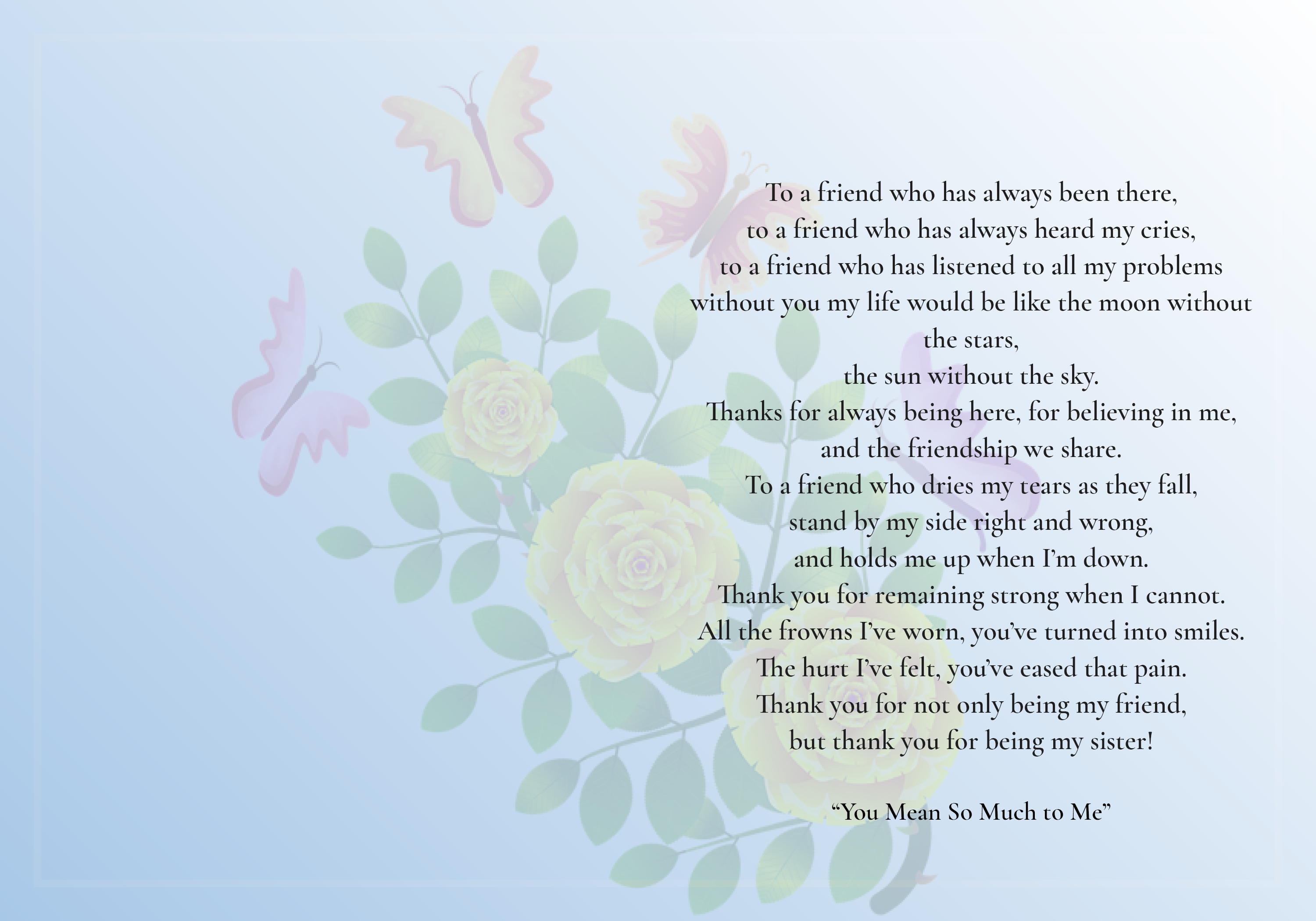 Thank You Friend