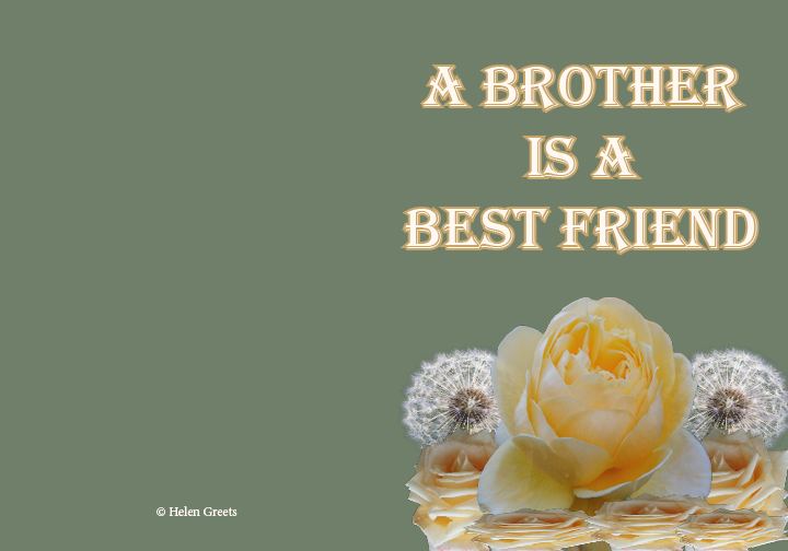 A Brother, A Best Friend