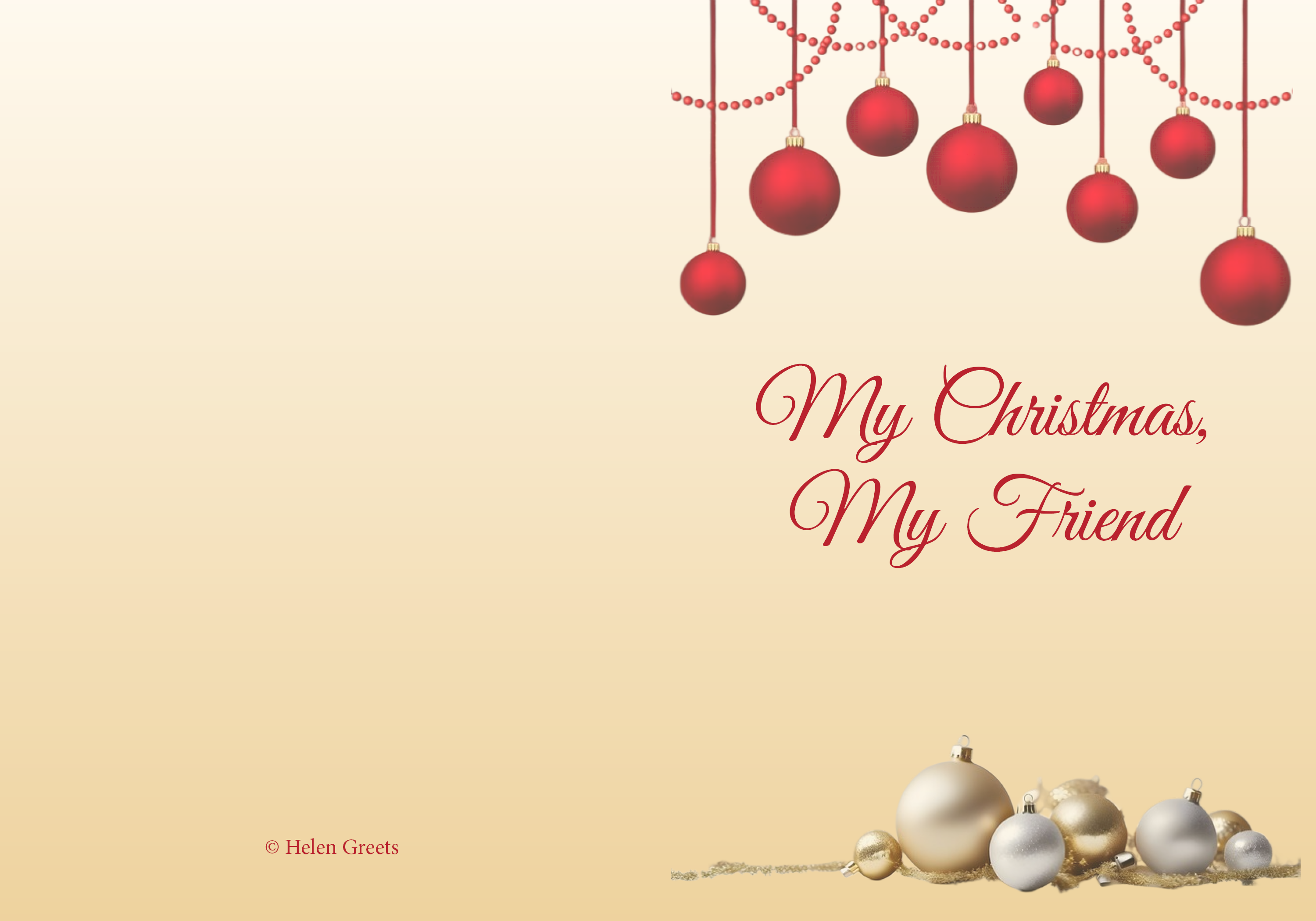 A Christmas Wish for a Friend