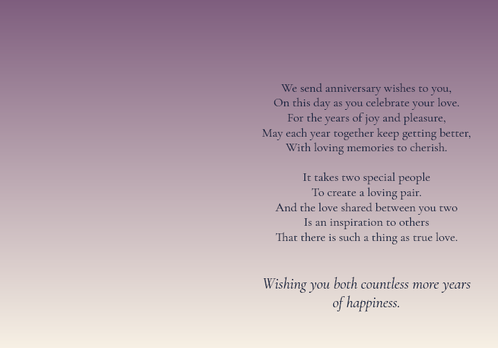 Anniversary Wishes