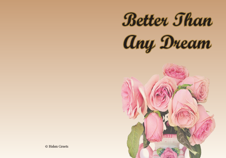 Better Than Any Dream