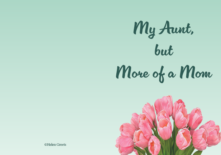 For My Auntie