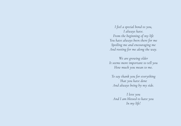 For You, Aunt