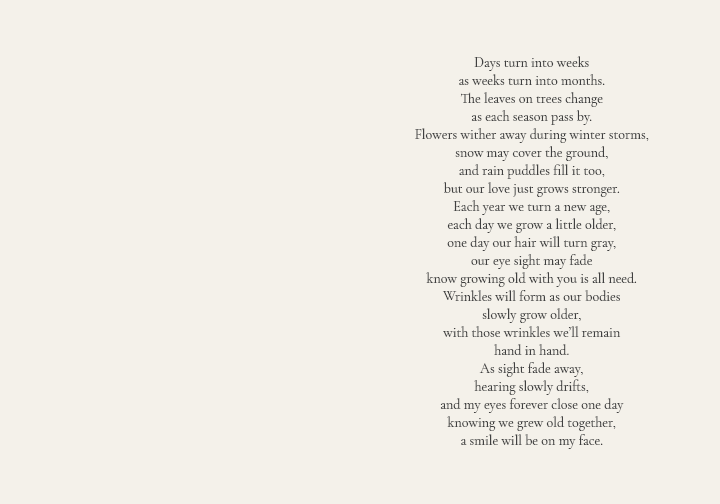 Growing Old with You