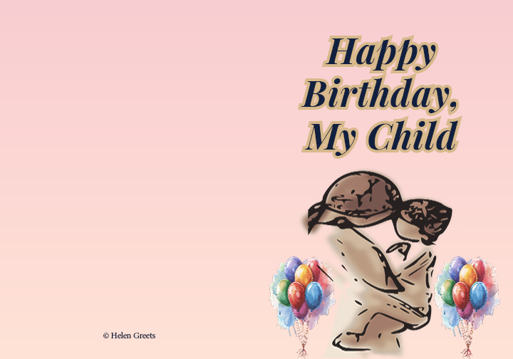 Happy Birthday, My Child