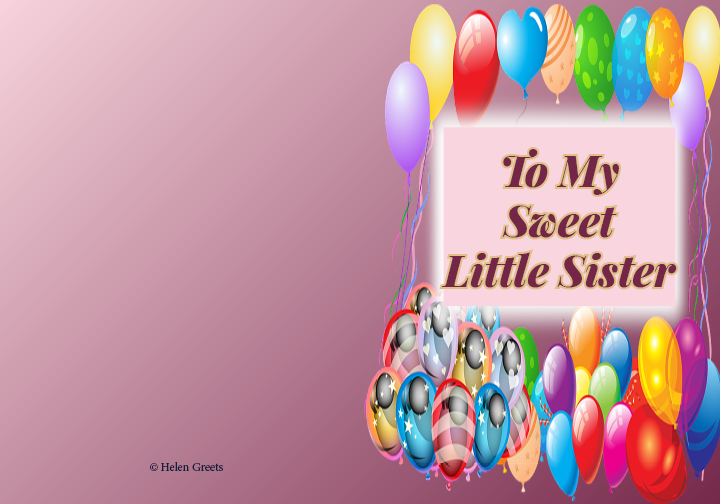 Happy Birthday, Sister III