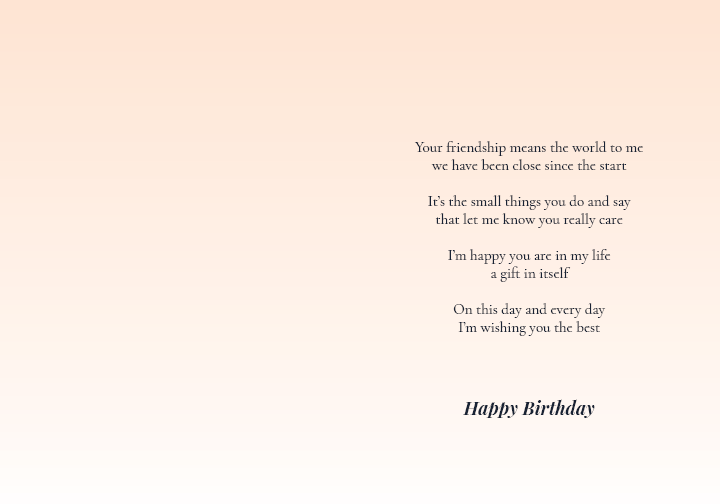 Happy Birthday to My Friend