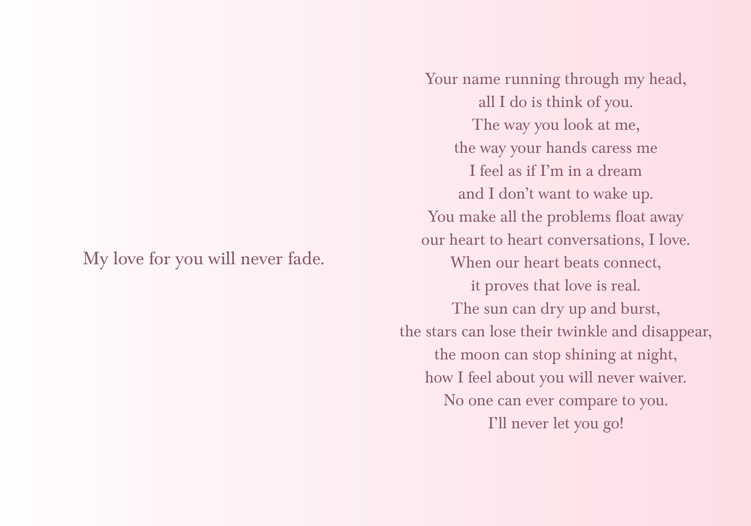 How I Feel About You