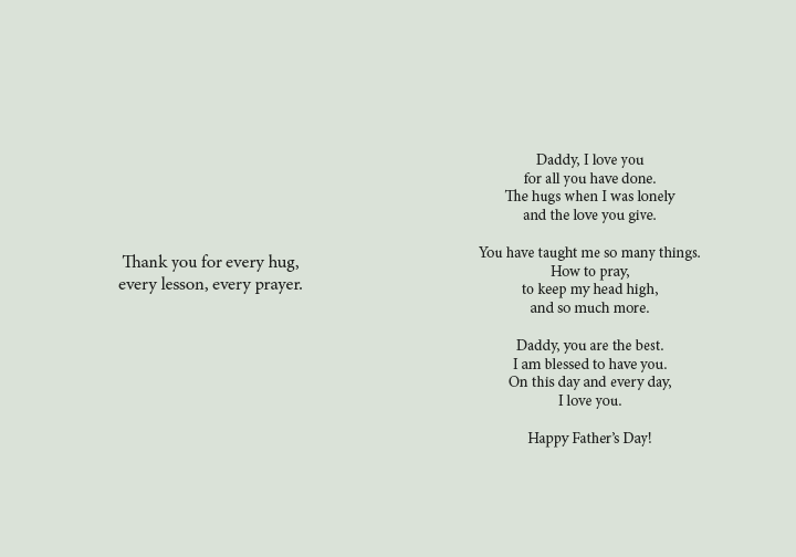I Love You, Daddy