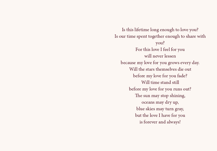 My Love Will Never Die