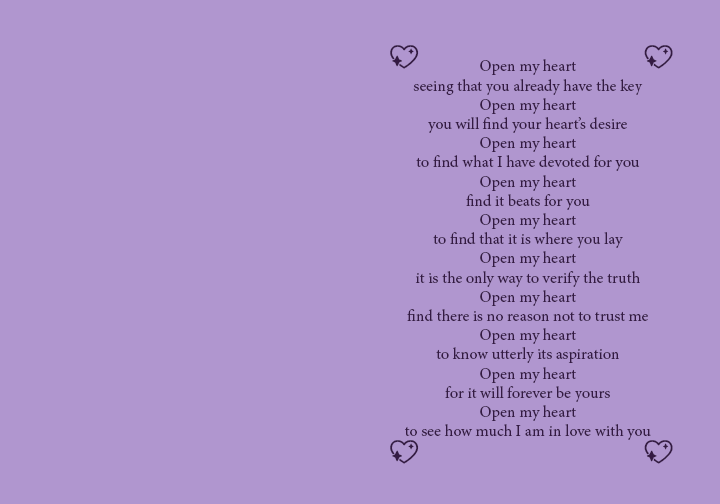 Open My Heart