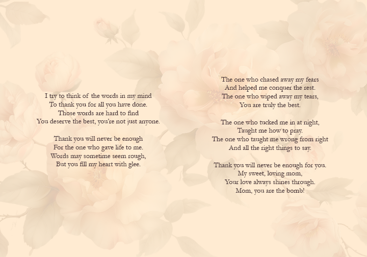 Thank You Is Not Enough