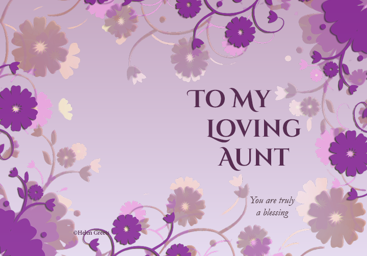 To My Aunt
